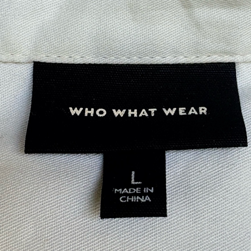 Who What Wear White Cotton Dress - Picture 5 of 6